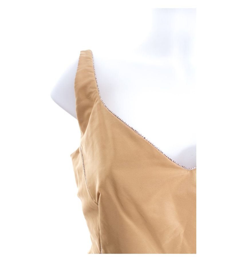 Laurel Abend Kombination Damen Top Rock Gr. 36 Kostüm Gr. DE 40 Beige Seide – Foto 2