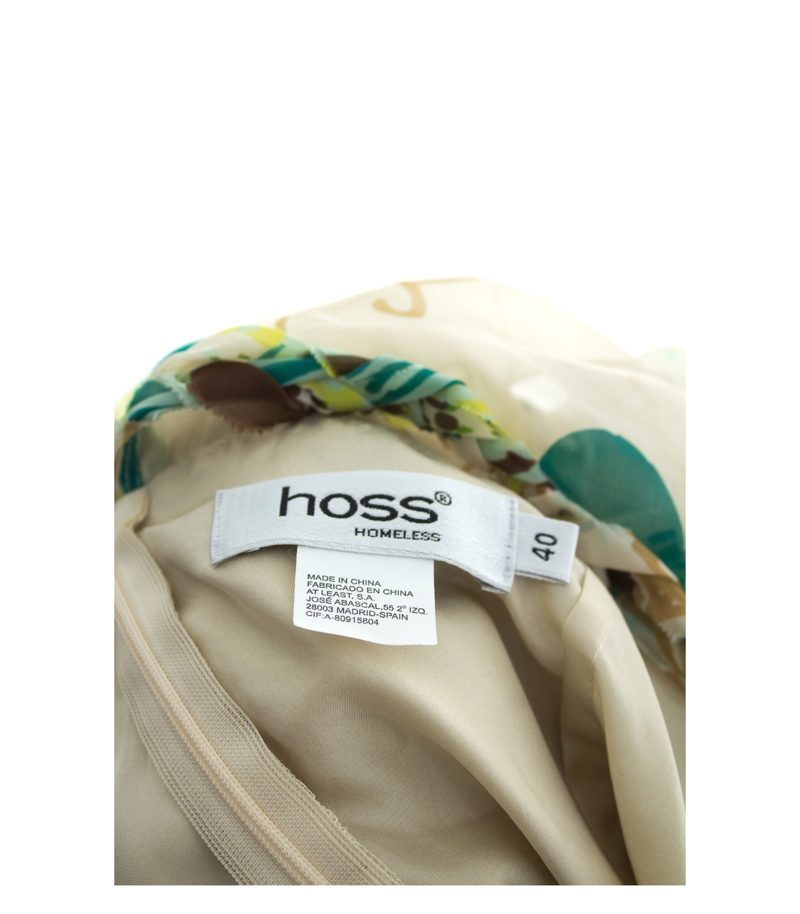 HOSS Damen Kleid Sommerkleid Gr. DE 40 Mehrfarbig Seide – Foto 4