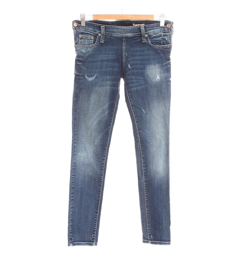 Damen Jeans Slim Gr. XS Blau Denim – Foto 1