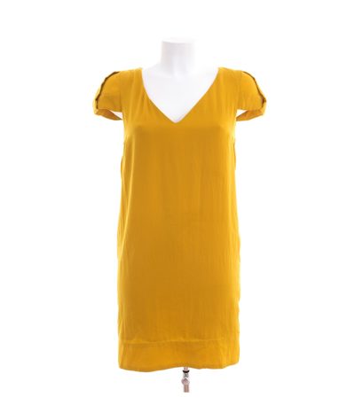 SPACE Damen Kleid Sommerkleid Gr. S Gelb