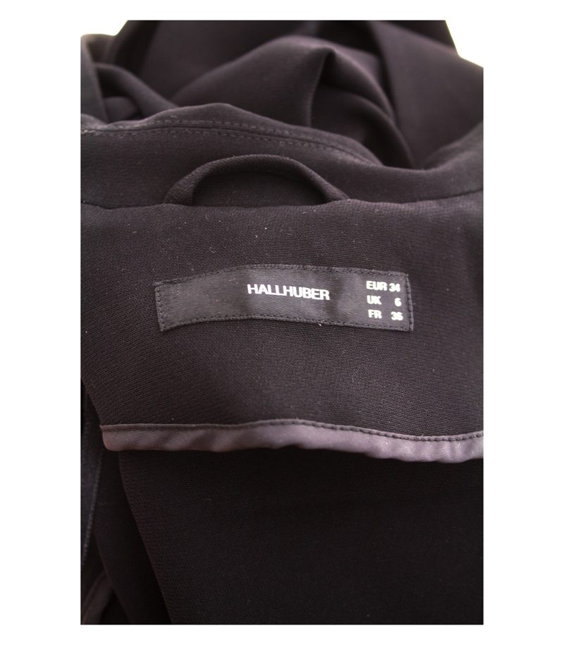 HALLHUBER Damen Mantel Sommermantel Gr. EU 34 Schwarz – Foto 4