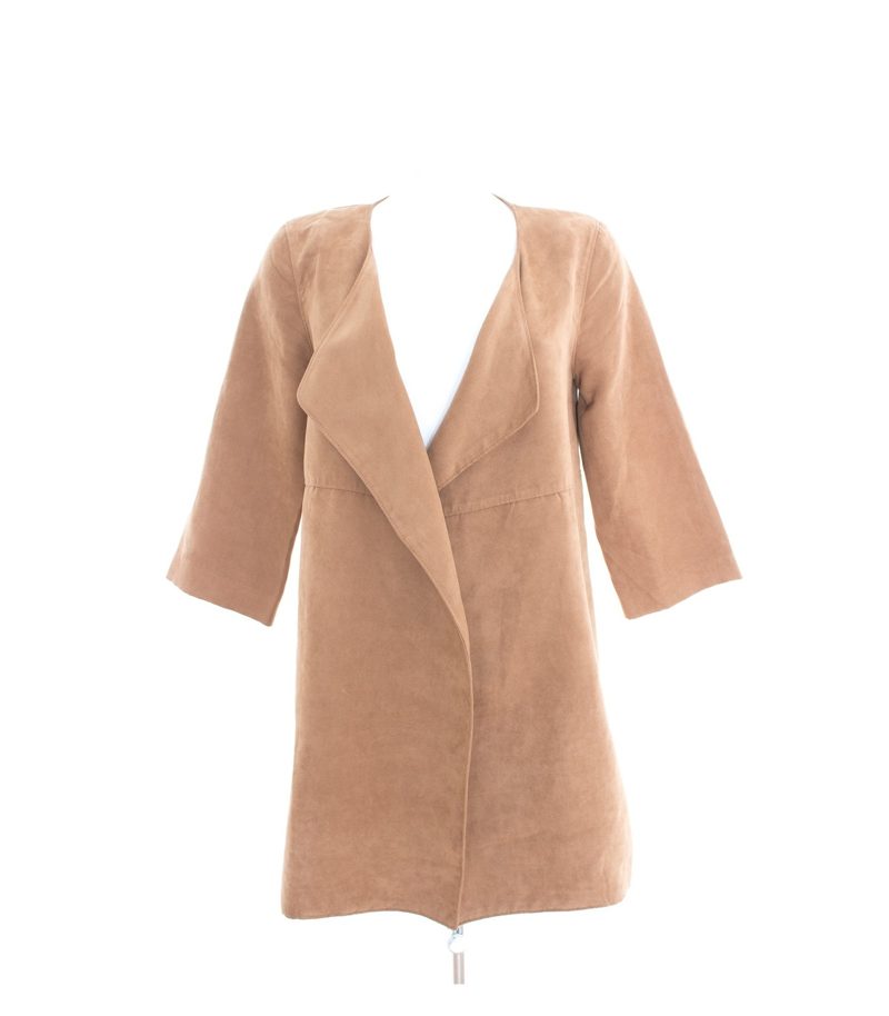 H&M Damen Strickjacke Sommerjacke Cardigan Gr. EU 34 Braun – Foto 1