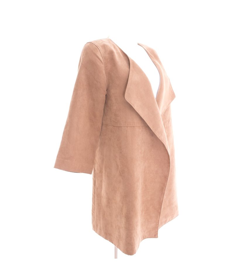 H&M Damen Strickjacke Sommerjacke Cardigan Gr. EU 34 Braun – Foto 2