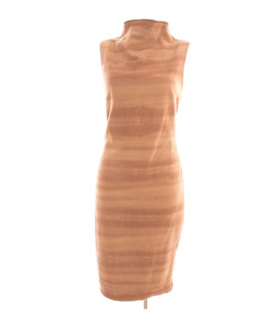 Marc O'Polo Damen Kleid Etuikleid Gr. DE 38 Beige Wolle