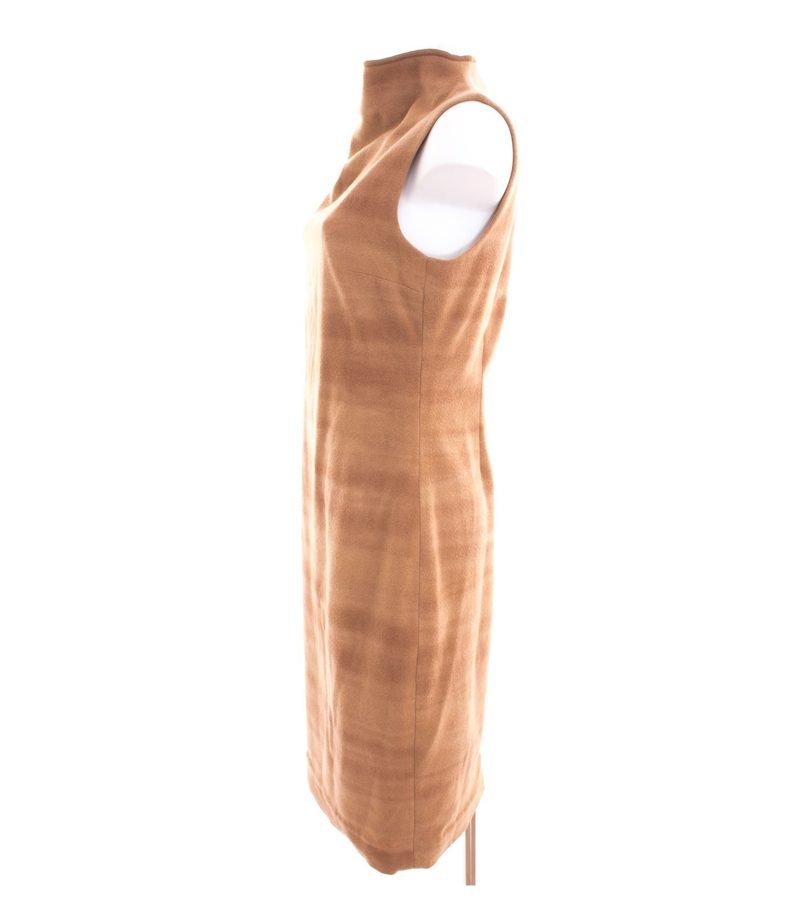 Marc O'Polo Damen Kleid Etuikleid Gr. DE 38 Beige Wolle – Foto 2