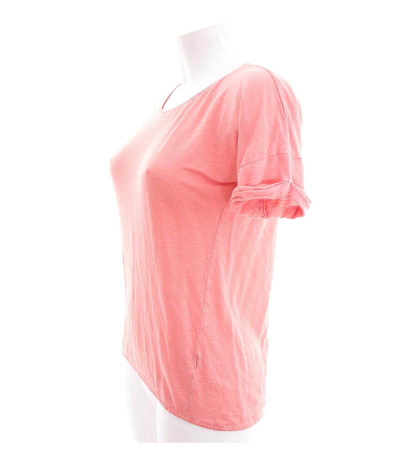 Massimo Dutti Damen T-Shirt Shirt Freizeitshirt Altrosa Gr. M – Foto 2