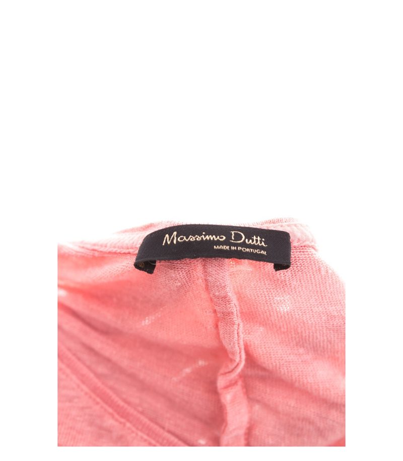 Massimo Dutti Damen T-Shirt Shirt Freizeitshirt Altrosa Gr. M – Foto 4