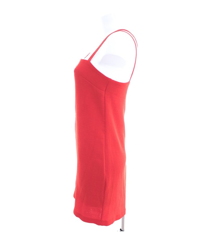 H&M Damen Kleid Bandeau Stretchkleid Gr. DE 38 Rot – Foto 2