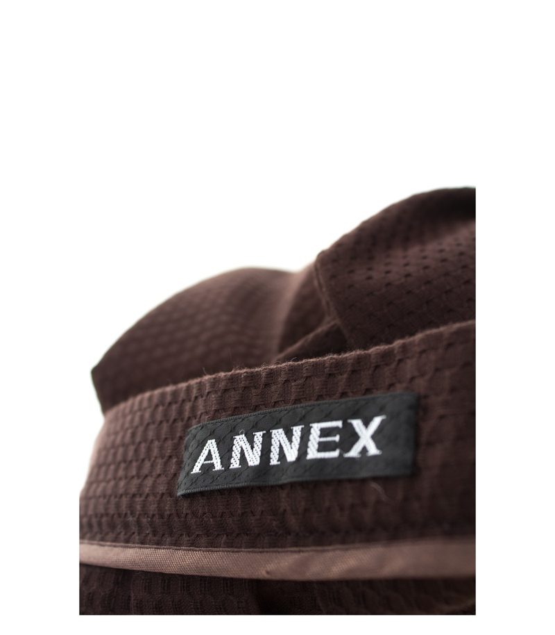 ANNEX Damen Rock Faltenrock Gr. DE 40 Braun Baumwolle – Foto 4