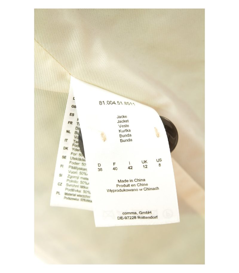 COMMA Damen Sommermantel Jacke Gr. DE 38 Mehrfarbig – Foto 6