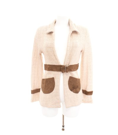Vercallo Damen Strickjacke Strickblazer Cardigan Gr. IT 40 DE 36 Strick