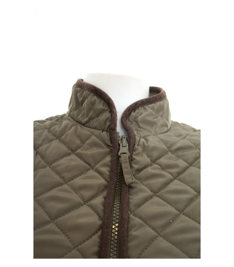 Massimo Dutti Jungen Steppjacke Jacke Gr. 11-12/146-158 cm Khaki – Foto 2
