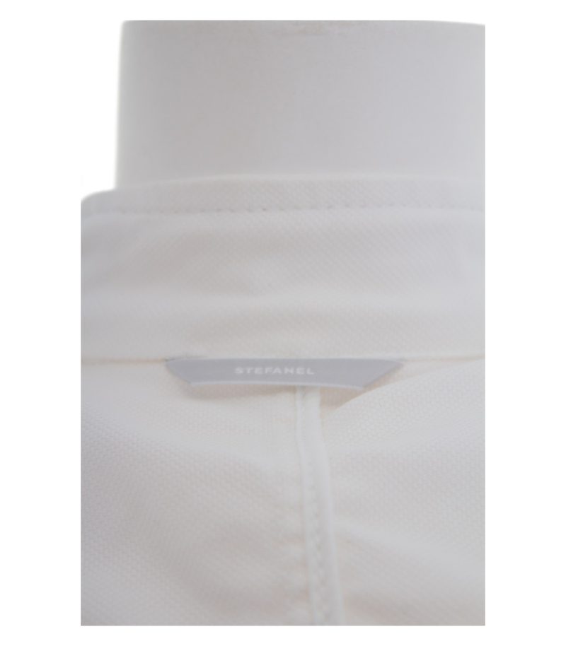 STEFANEL Damen Sommerjacke Gr. DE 36 Weiß Baumwolle – Foto 5
