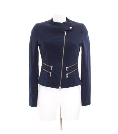 ORWELL Damen Sommerjacke Gr. DE 36 Blau Baumwolle