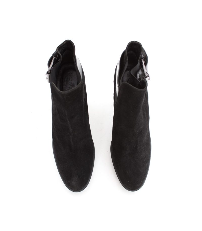 HOGAN Damen Stiefeletten Gr. DE 41 Schwarz Leder – Foto 2