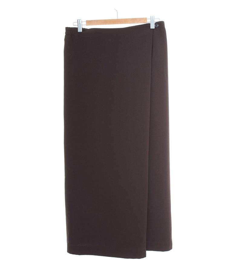 KANDIS & KANDISMANN Damen Rock Wickelrock Wrap Gr. 2 DE 38 Braun – Foto 1