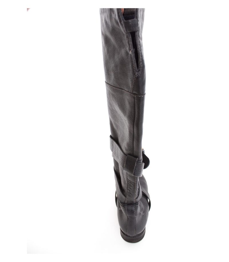 Chloé Damen Stiefel hohem Schaft Gr. 40,5 Schwarz Leder – Foto 4