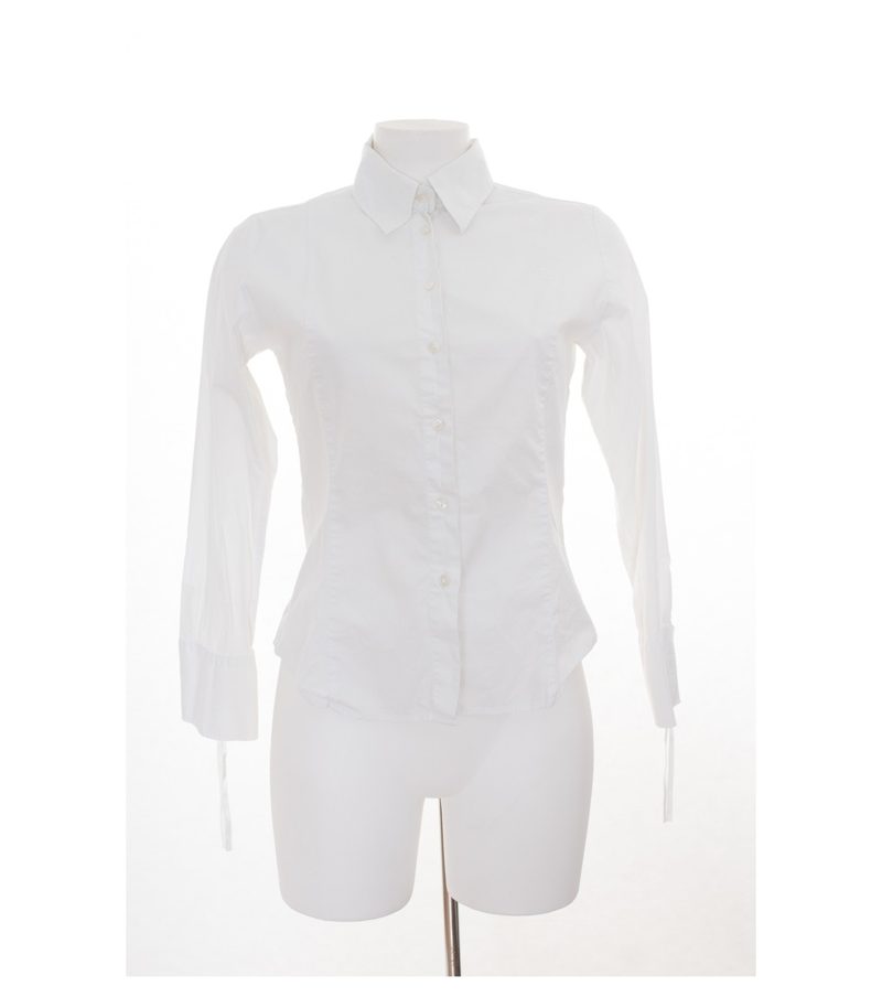 PHILOSOPHY BLUES ORIGINAL Damen Bluse Shirt Gr. M Weiß Baumwolle – Foto 1