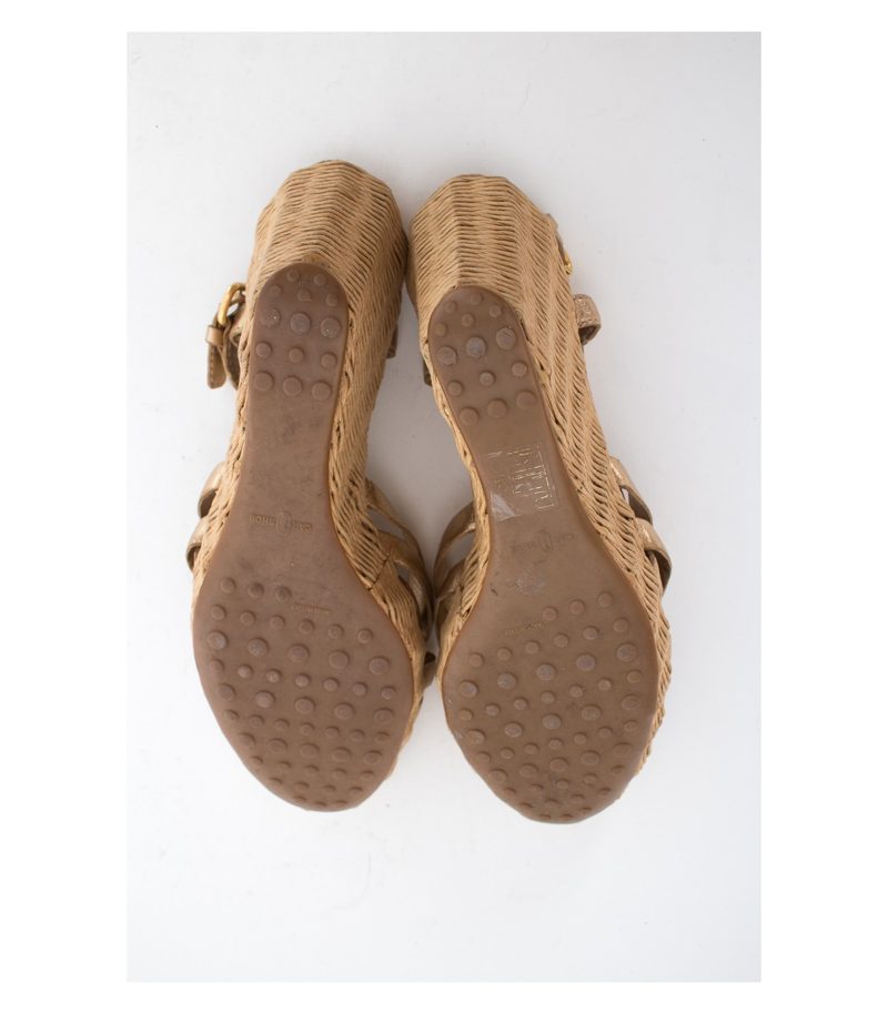 CAR SHOE Damen Sandalen Gr. DE 40 Leder – Foto 5