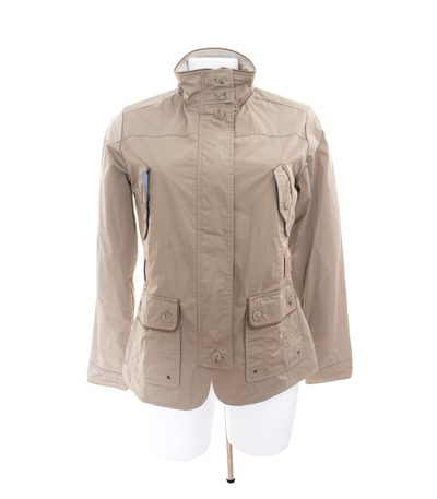 Massimo Dutti Damen Leichte Übergangsjacke Gr. M Taupe