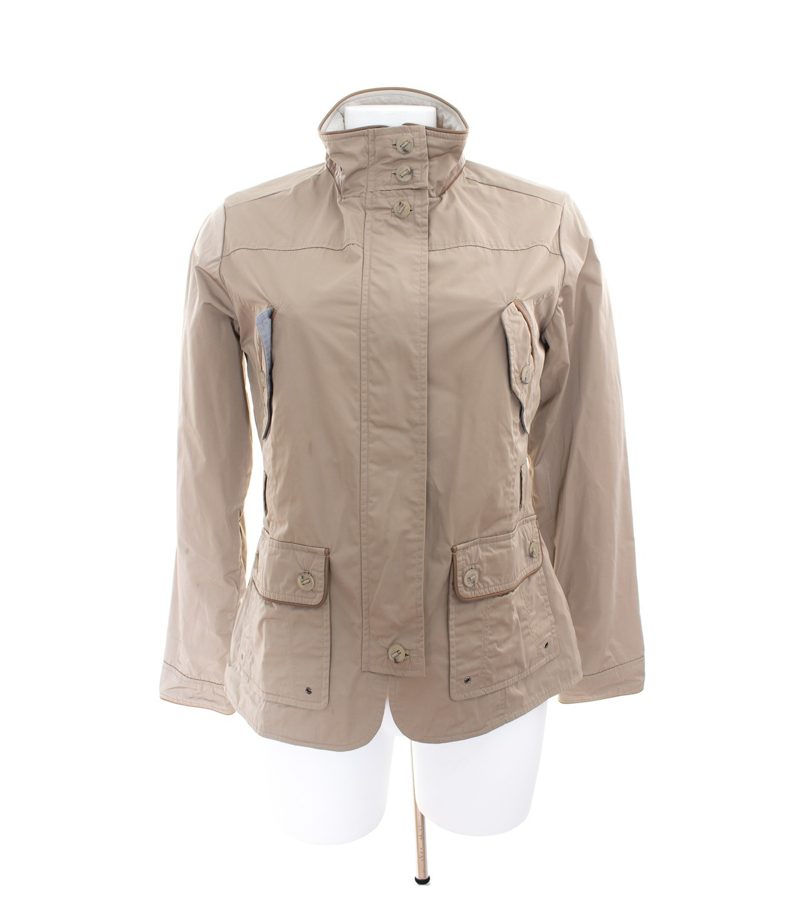 Massimo Dutti Damen Leichte Übergangsjacke Gr. M Taupe – Foto 1