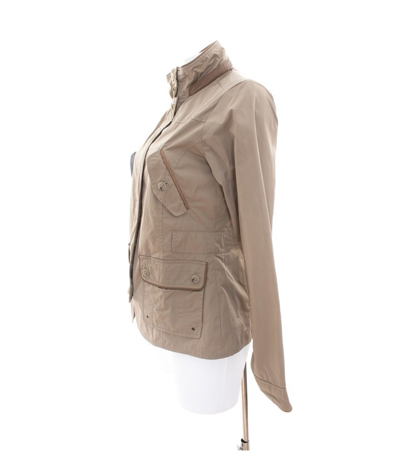 Massimo Dutti Damen Leichte Übergangsjacke Gr. M Taupe – Foto 2