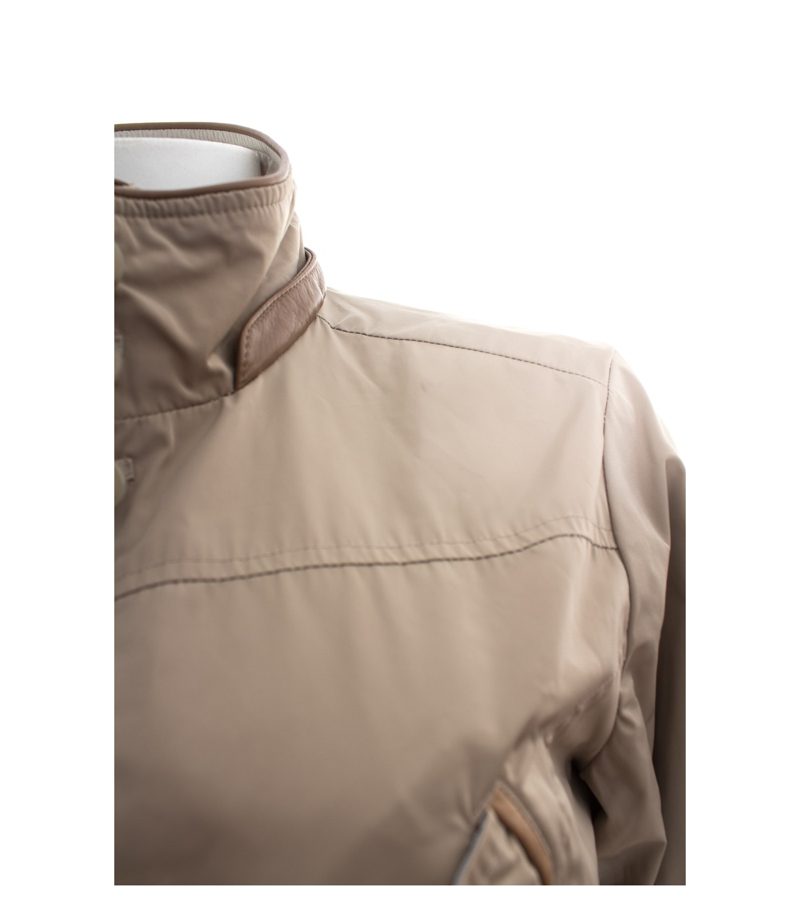 Massimo Dutti Damen Leichte Übergangsjacke Gr. M Taupe – Foto 6