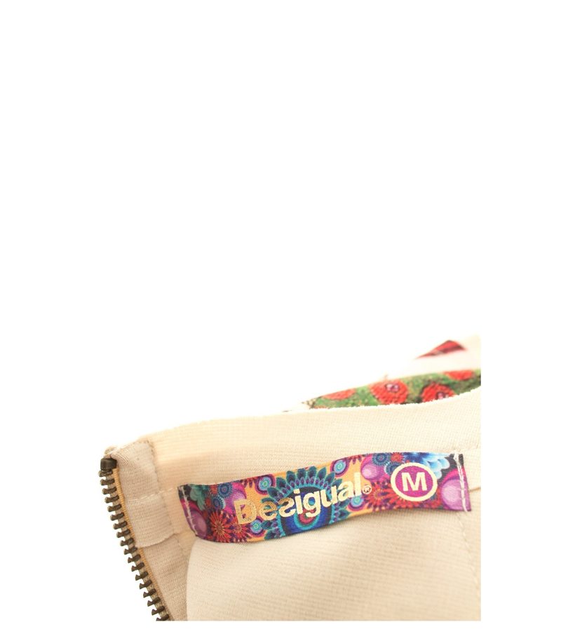 Desigual Damen Kleid Etuikleid Stretch Gr. M Mehrfarbig – Foto 4
