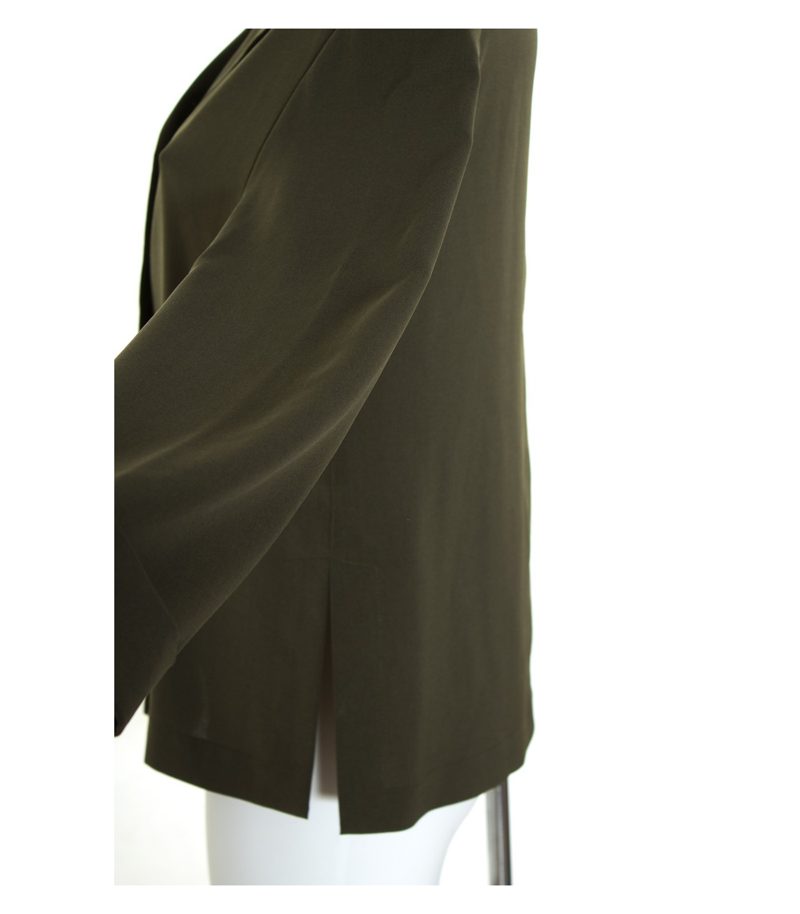 RIANI Damen Blazer Sommerblazer Lagenlook Gr. DE 36 Dunkel Khaki – Foto 4