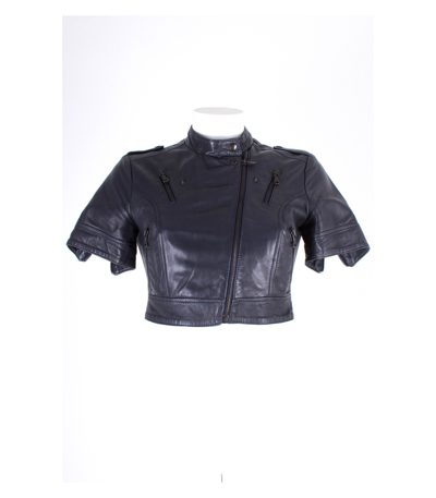 FORZIERI FIRENZE Damen Lederjacke Kurzjacke Bikerjacke Gr. IT 44=DE 36