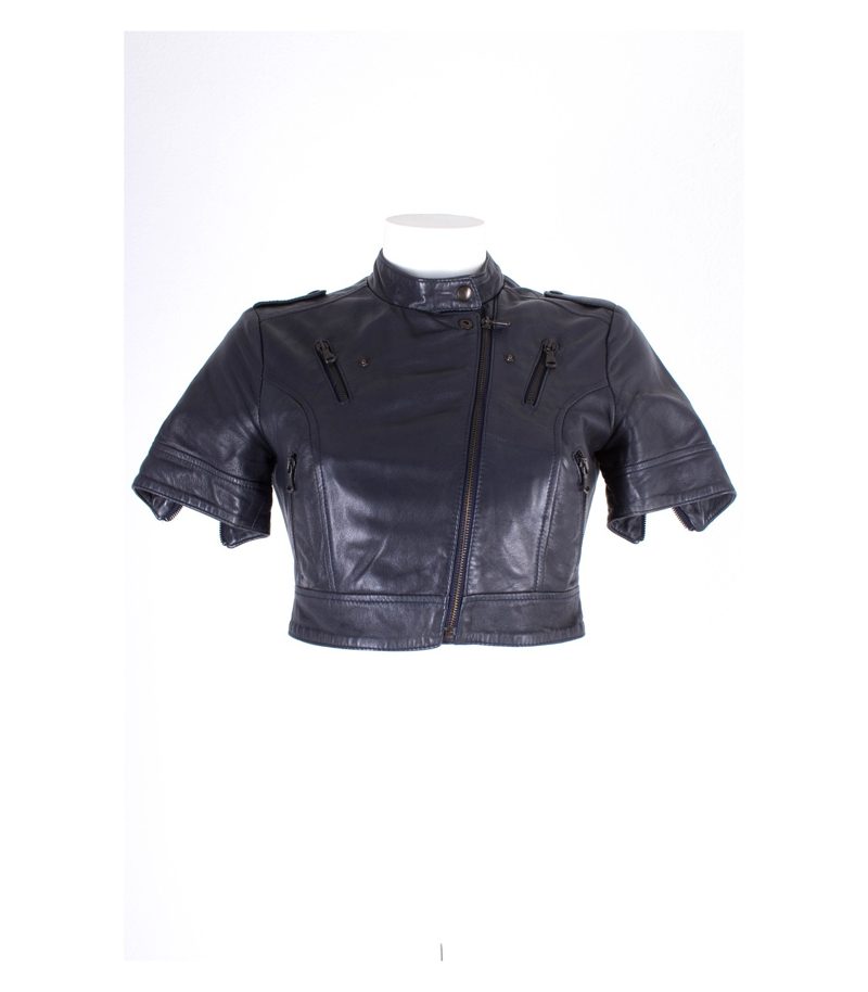 FORZIERI FIRENZE Damen Lederjacke Kurzjacke Bikerjacke Gr. IT 44=DE 36 – Foto 1