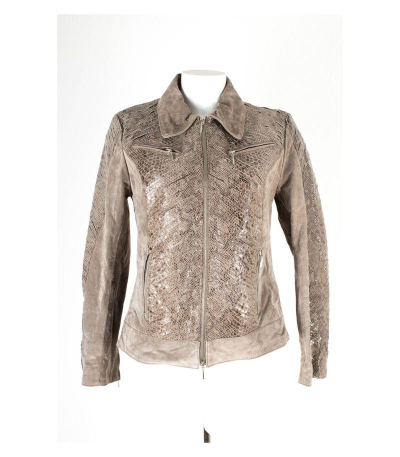 Sarah Kern Damen Lederjacke Gr. 38 Leder NEU – Foto 1