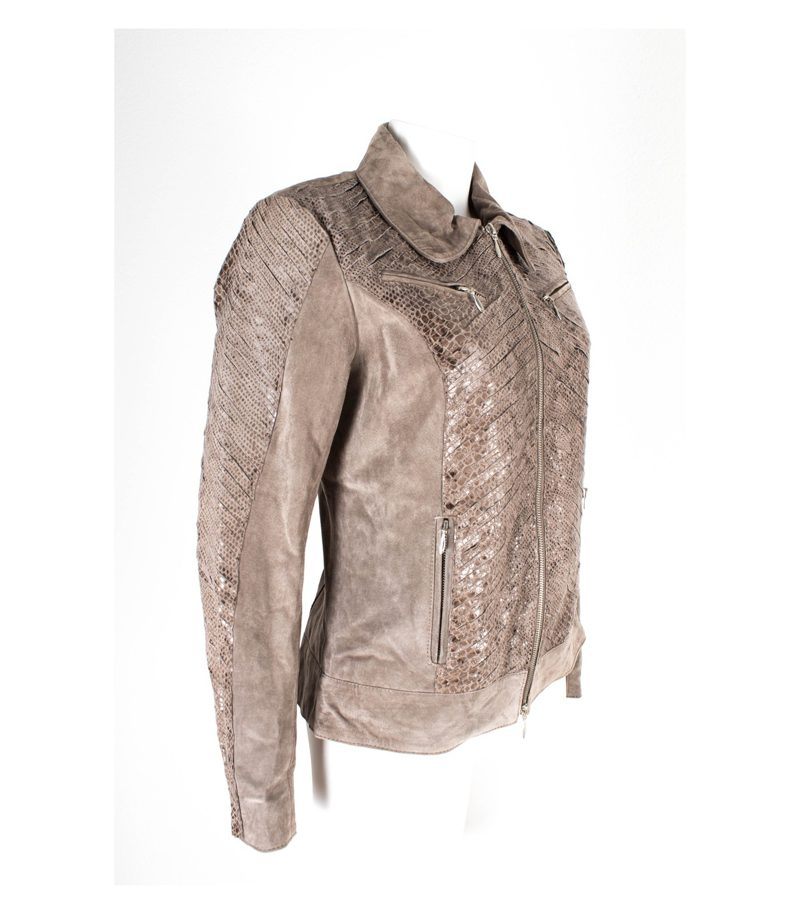 Sarah Kern Damen Lederjacke Gr. 38 Leder NEU – Foto 2