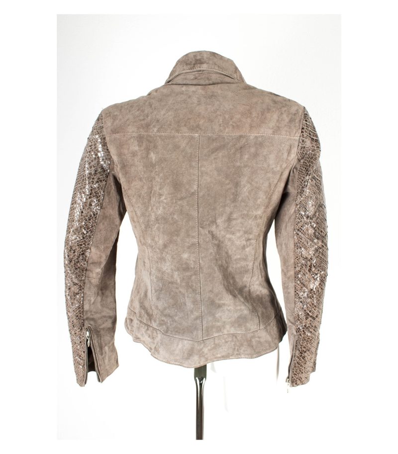 Sarah Kern Damen Lederjacke Gr. 38 Leder NEU – Foto 3