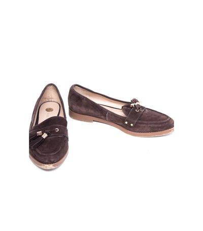 RIVER ISLAND Damen Schuhe Gr. UK 6 EUR 39 Braun Leder