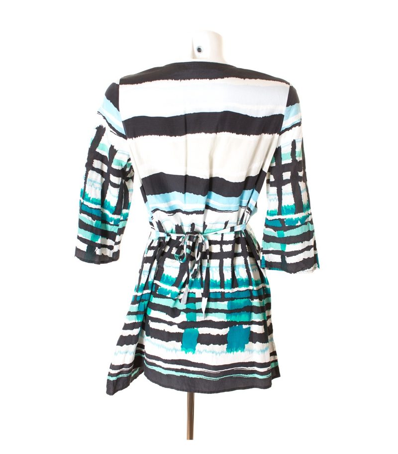 apriori Damen Tunika Kleid Gr. D 36 Seide Baumwolle – Foto 5