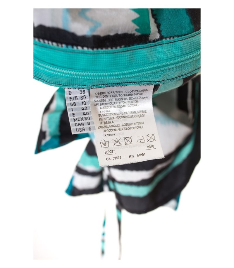 apriori Damen Tunika Kleid Gr. D 36 Seide Baumwolle – Foto 7