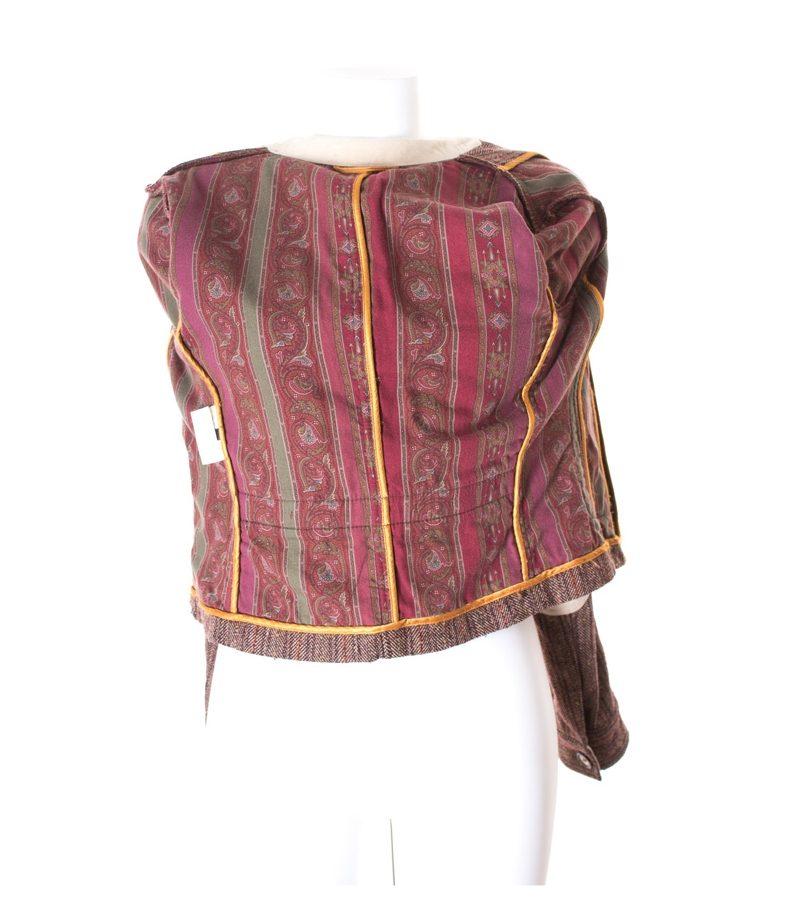ETRO MILANO Damen Blazer Gr. 34 (IT 38) Mehrfarbig Biker Wollmix – Foto 5