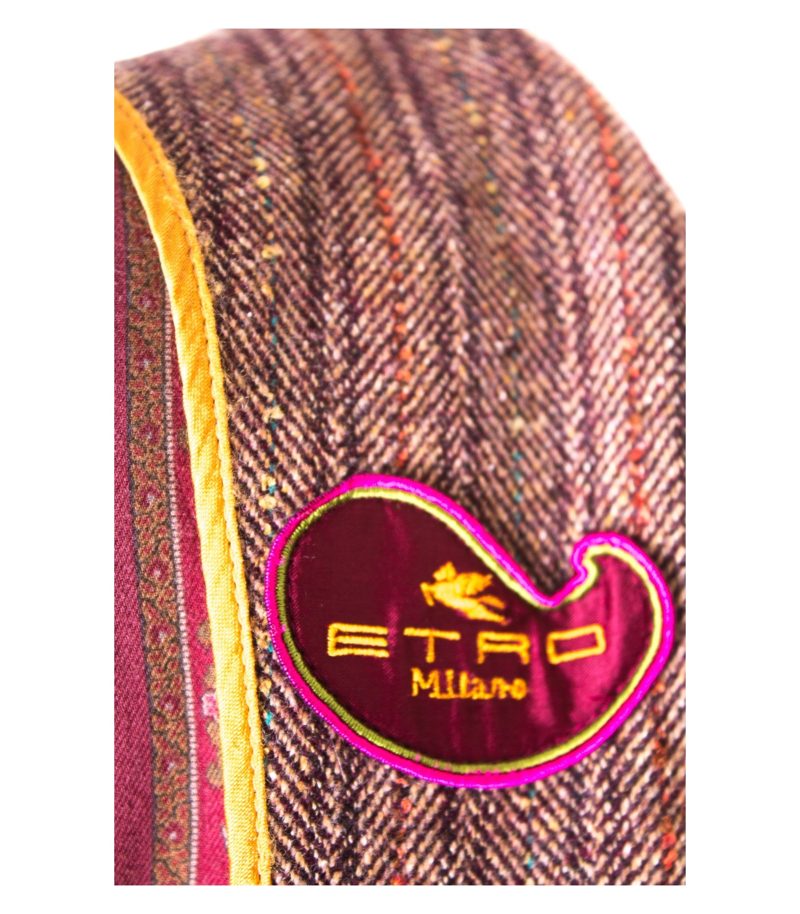 ETRO MILANO Damen Blazer Gr. 34 (IT 38) Mehrfarbig Biker Wollmix – Foto 6
