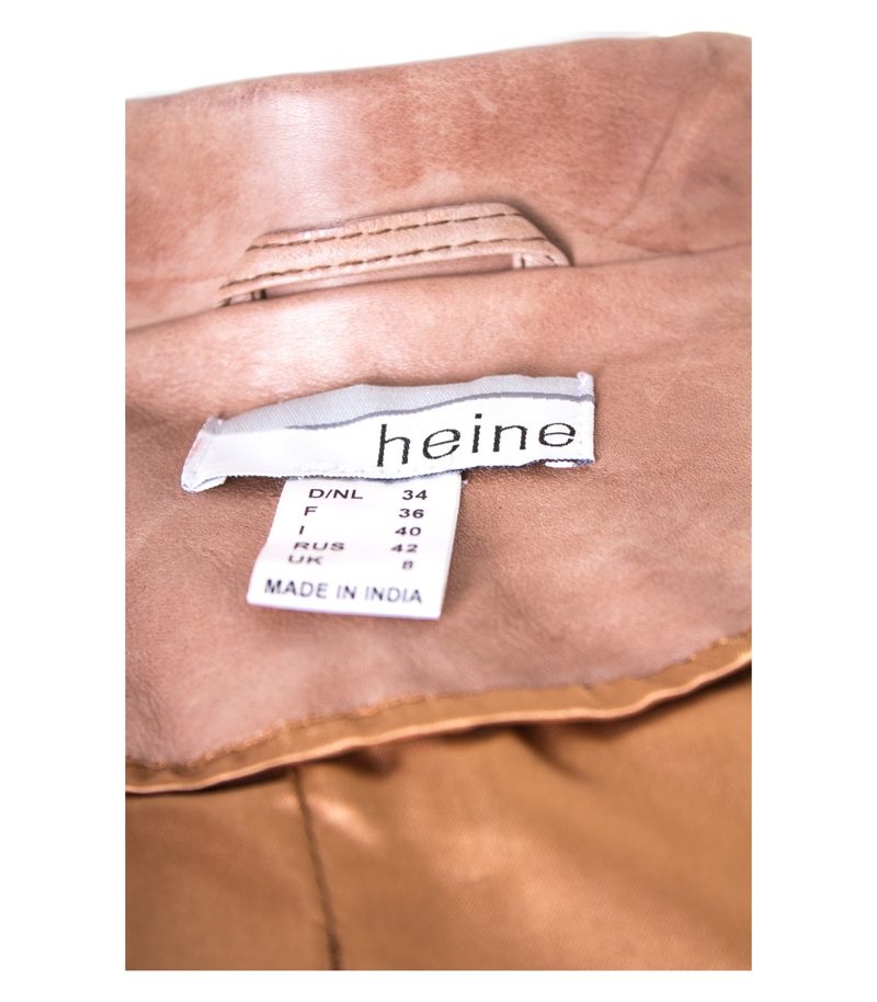 heine Damen Lederjacke Gr. D 34 – Foto 6