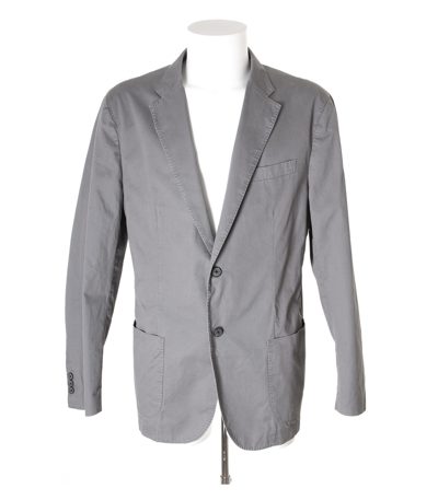 UNIQLO Herren Sakko Sommersakko Gr. XL Grau Baumwolle