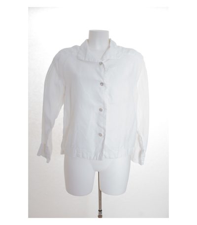 KARA MAKAN Damen Bluse Gr. M Weiß