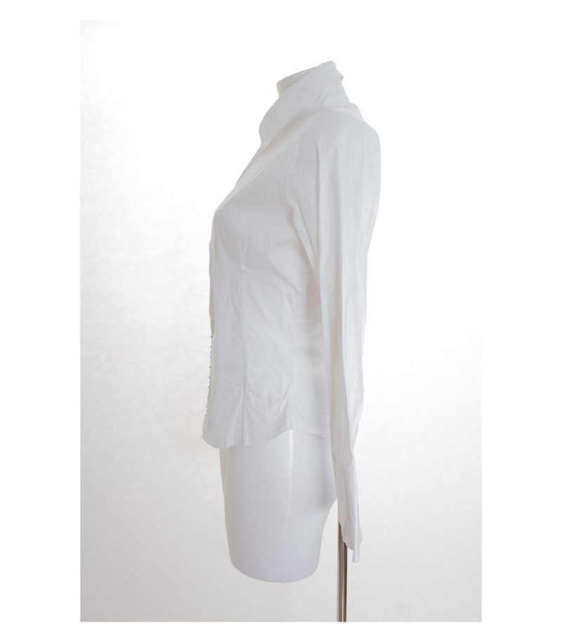 KARA MAKAN Damen Bluse Gr. M Weiß – Foto 4