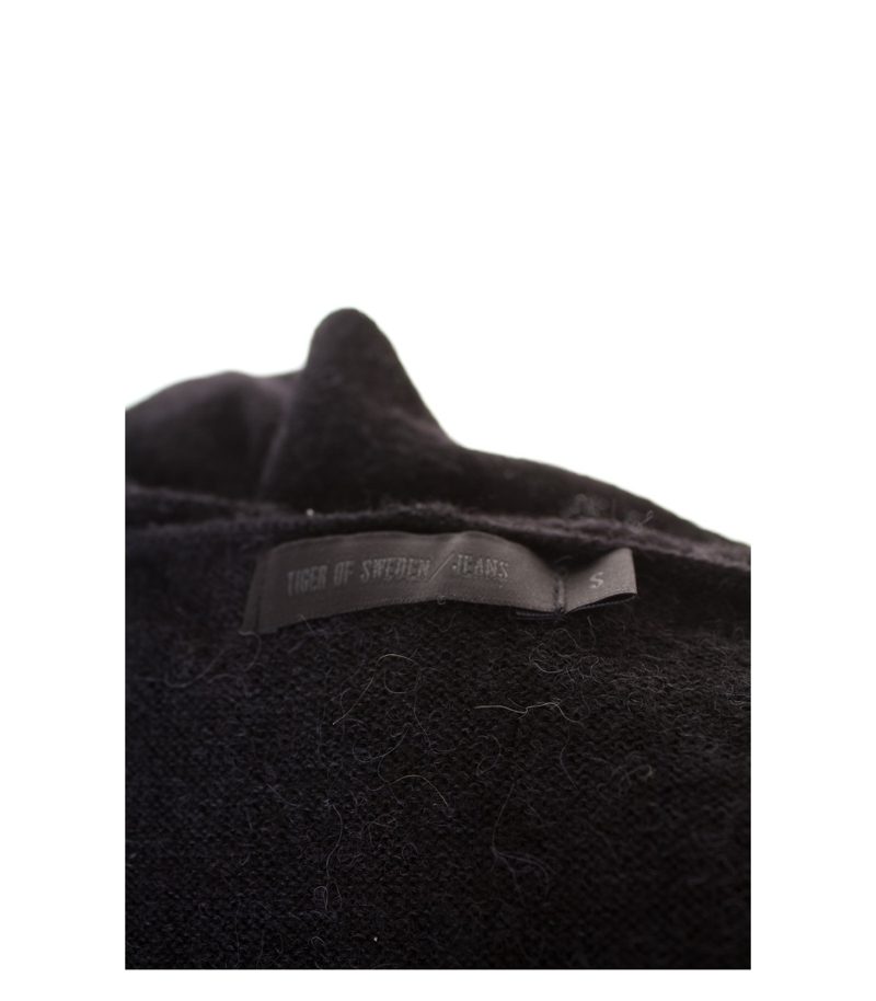 TIGER OF SWEDEN Damen Strickjacke Gr. S Anthrazit Wolle Angora – Foto 4