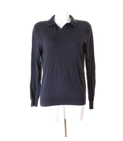 Massimo Dutti Damen Pullover Gr. M Baumwolle Seide