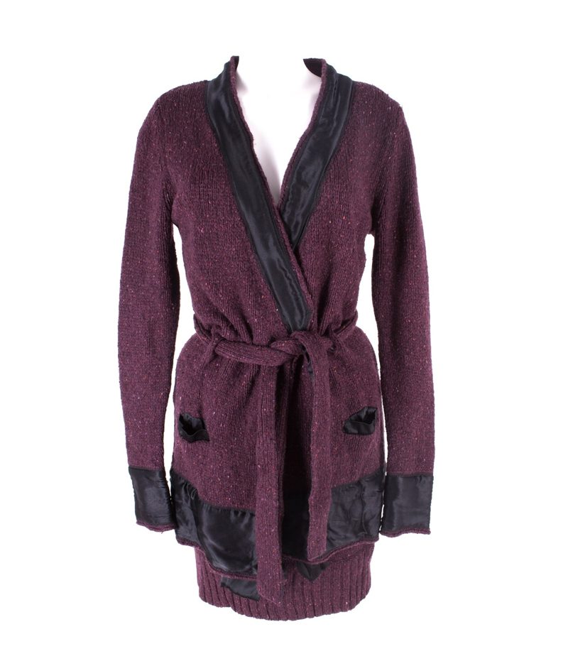 KAPALUA Tweenset Strick Damen Kostüm Strickjacke Cardigan Rock Gr. 38 Kaschmir – Foto 1
