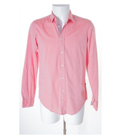 HUGO BOSS Herren Hemd Gr. S Orange Rosa