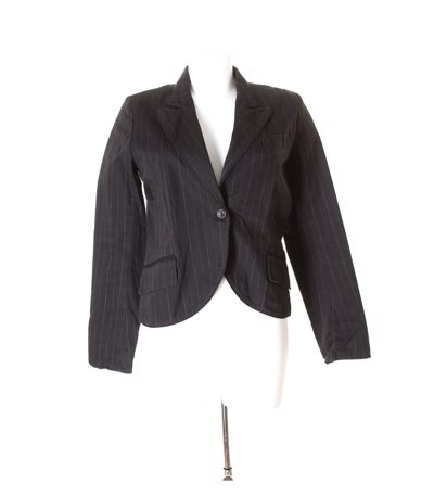 Polo Ralph Lauren Damen Jeans Blazer Gr. L Schwarz-Grau