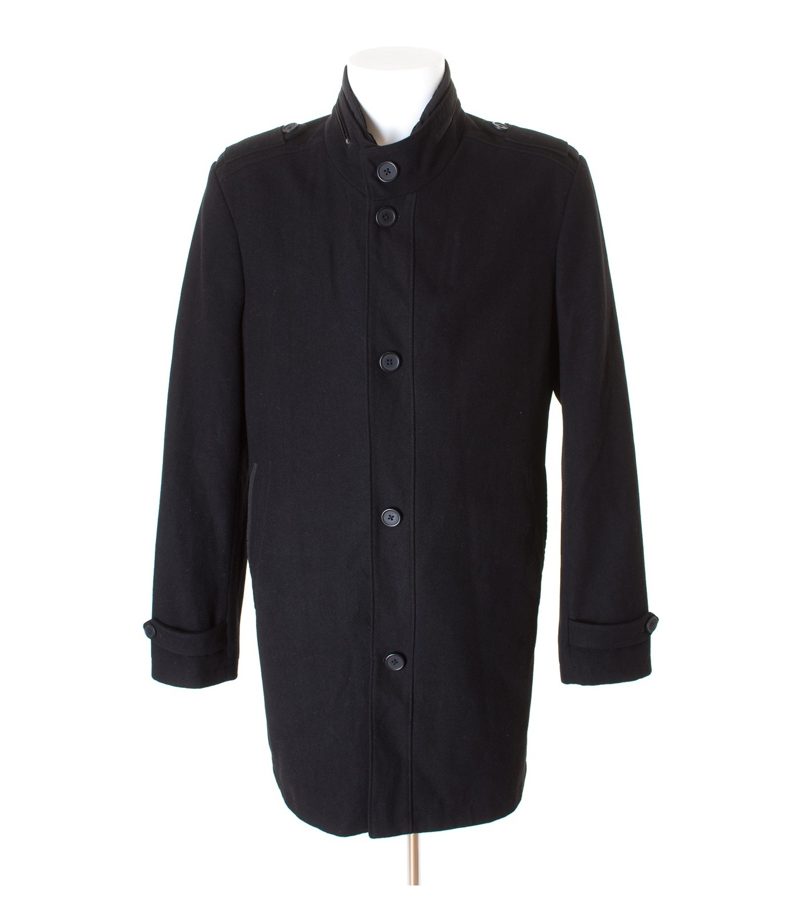 TAILOR & SON Herren Mantel Gr. DE 56 Schwarz – Foto 1