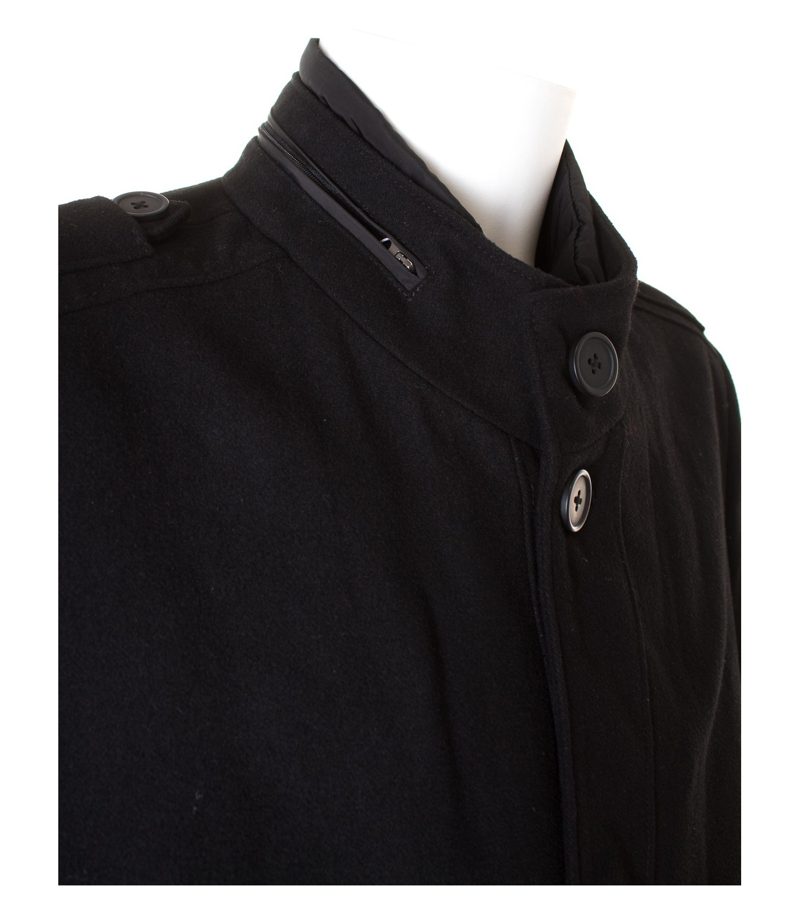 TAILOR & SON Herren Mantel Gr. DE 56 Schwarz – Foto 2